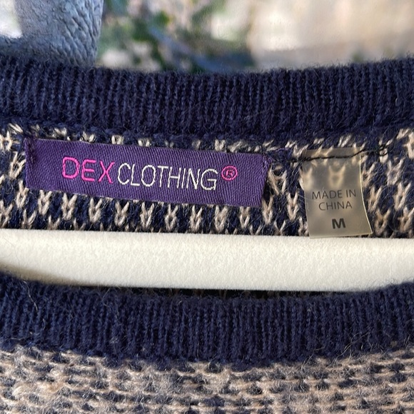 Dex Block Striped Dolman Sweater - Picture 6 of 9